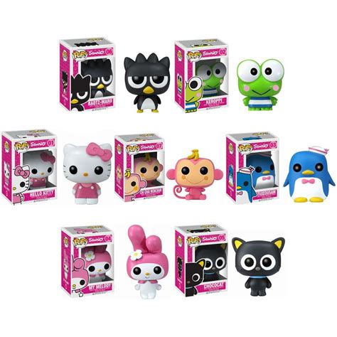 Funko POP! Hello Kitty - Vinyl Figures - SET OF 7 (My Melody, Hello ...