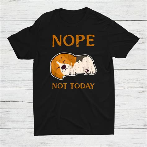 Nope Not Today Shirt - TeeUni