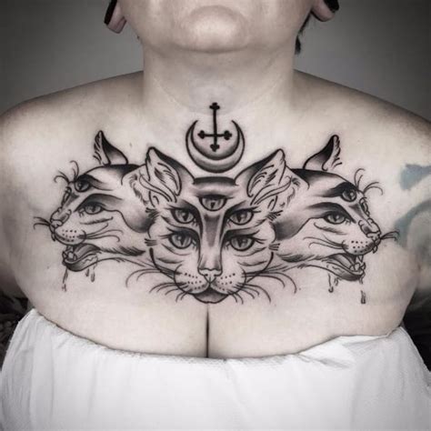 Tattoo uploaded by JenTheRipper • Hell cat by Ma Reeni #MaReeni #neotraditional #hellcat #cat ...