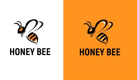 Honey Bee Logo Template 5155642 Vector Art at Vecteezy