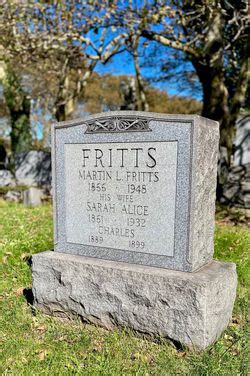 Charles Fritts (1889-1899): homenaje de Find a Grave