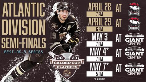 Hershey Bears To Open 2023 Calder Cup Playoffs; Get Tickets