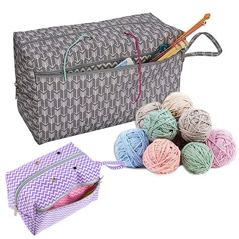 DIY sewing Crocheting Knitting Organizer 2 Sizes Yarn Storage Organizer ...