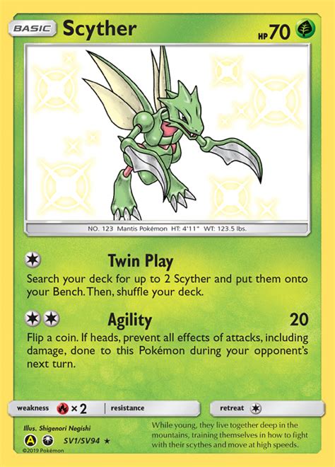 Scyther - Hidden Fates: Shiny Vault - Ultra Rare - Pokemon TCG - DigitalTQ