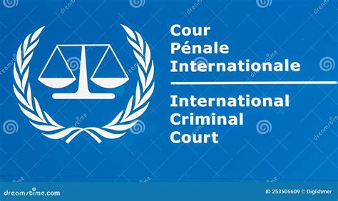 ICC, International Criminal Court Logo and SVG File Editorial Stock ...