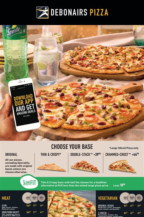 Debonairs Pizza Menu Prices & Specials