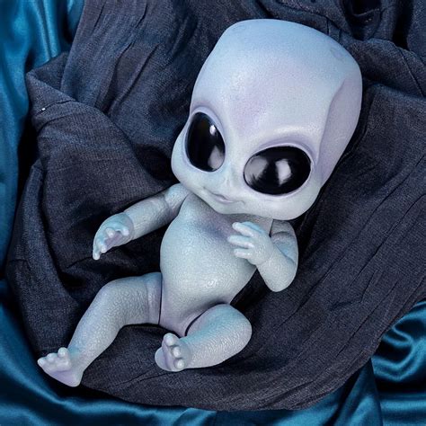 Realistic Baby Alien Vinyl Doll - The Wacky Company