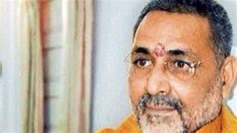 BJP leader Giriraj Singh compares beef and mutton to difference between sister and wife