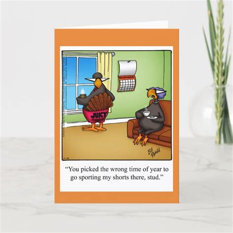 Funny Thanksgiving Humor Greeting Card | Zazzle.com