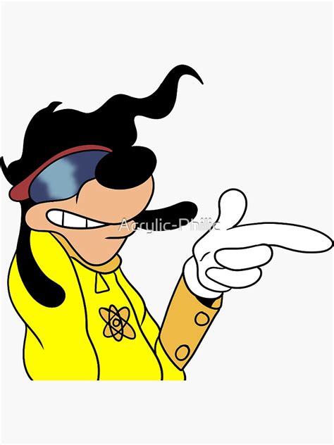 "Max Goof - Powerline (Digital Version)" Sticker for Sale by Acrylic-Philic | Redbubble