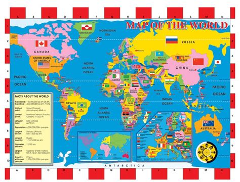 Review Of World Map Puzzle With Flags Ideas – World Map With Major ...