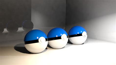 Poke Ball Blue by ModernHiei on DeviantArt