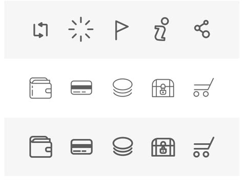 230 Wireframe Icons – GraphicLoads