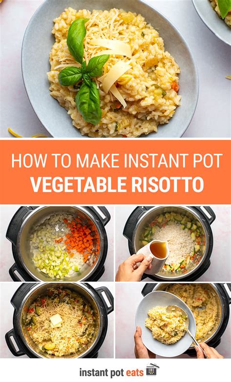 Instant Pot Vegetable Risotto With Lemon & Parmesan