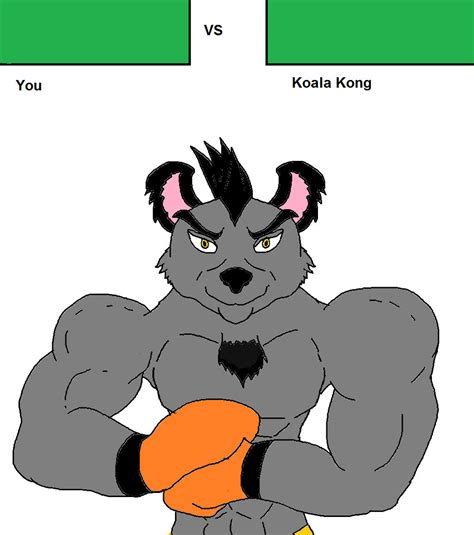 Boxing you vs Koala Kong by starfoxfan111 on DeviantArt