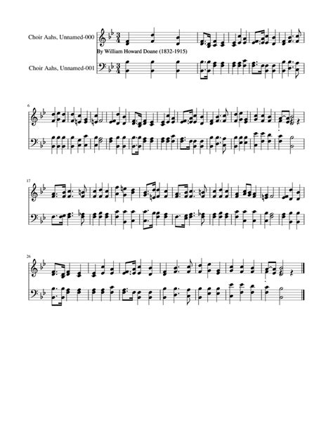 The Lion Of Judah* - W. Howard Doane Sheet music for Vocals (Choral ...