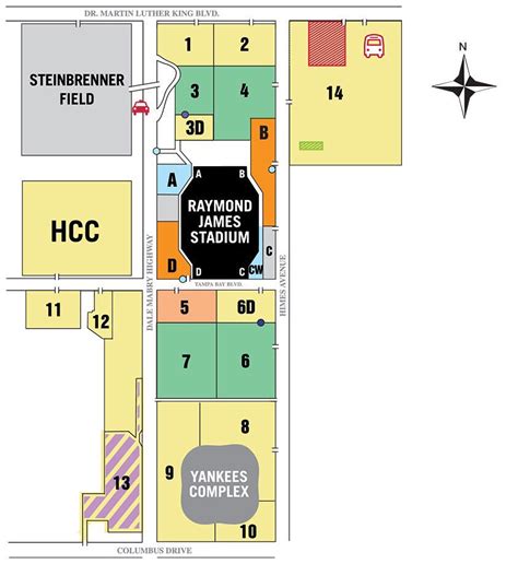 Raymond James Stadium Parking Lot Map – The World Map