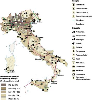 Italy Economic map | Vector maps