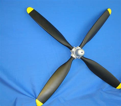 Hamilton Standard Scale Static Propeller 4-Blade (Non-Painted)