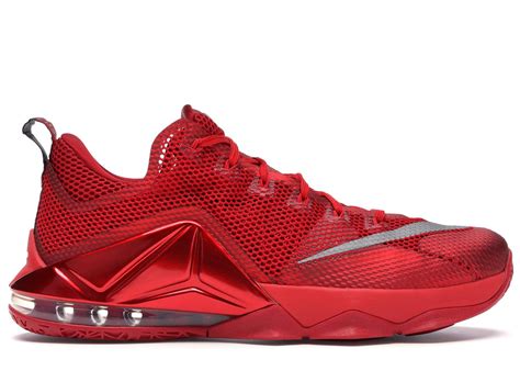 Nike Lebron 12 Low University Red for Men - Save 12% - Lyst