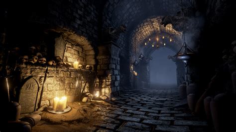 [UE4] Darksouls Style Dungeon — polycount