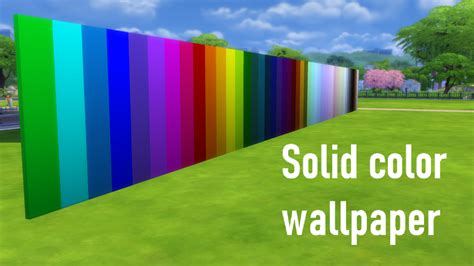 Mod The Sims - Solid Color Wallpaper