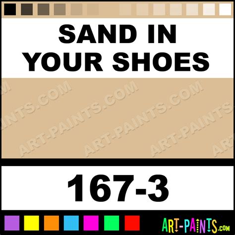 Sand In Your Shoes Ultra Ceramic Ceramic Porcelain Paints - 167-3 - Sand In Your Shoes Paint ...