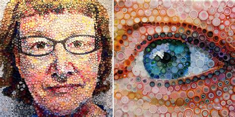 Hundreds Of Plastic Bottle Caps Turned Into Stunning Images By Mary ...