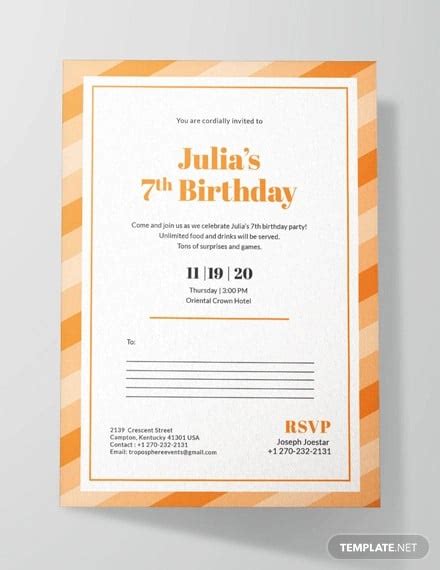 35+ Postcard Birthday Invitations Images | Best Free Invitation Template