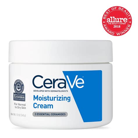 CeraVe Moisturizing Cream, Face and Body Moisturizer, 12 oz - Walmart.com