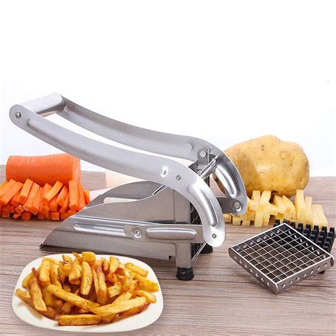 Stainless Steel French Fry Cutter Potato Vegetable Slicer Chopper Dicer ...