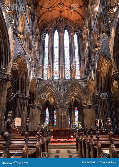 Interior of Glasgow Cathedral Editorial Photo - Image of home, architecture: 86670691