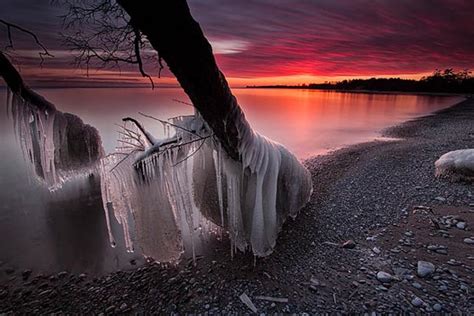 Incredible Photography of Frozen Lake Shore by Timothy Corbin - Design Swan