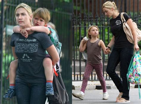 Kate Winslet With Her Kids in New York City | POPSUGAR Celebrity