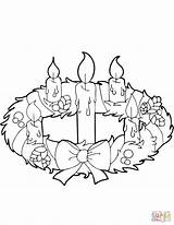 Advent Candles Coloring Sheet sketch template