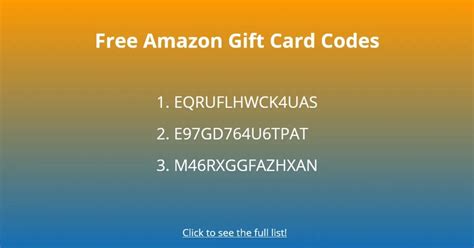 40+ Free Amazon Gift Card Codes - Followchain