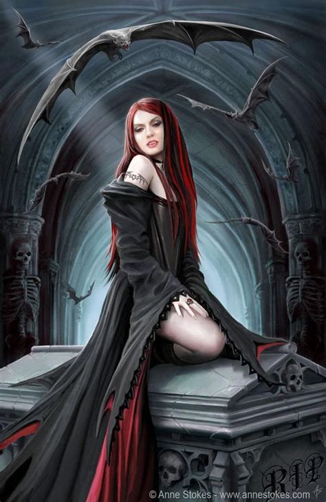 Art : Digital Art & Art I love Fantasy Art by Anne Stokes Art Vampire ...