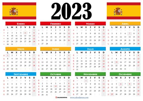 Calendario Del 2023 Con Festivos 2023 Imagesee | Images and Photos finder