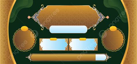 Arabic Banner Islamic Background Urdu Jalsa Mehfil E Naat Stage Poster With Geometric Pattern ...