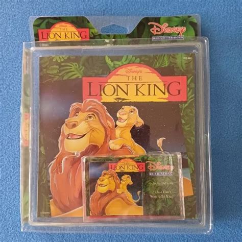 DISNEY'S 1994 LION King Read Along book & cassette with original ...