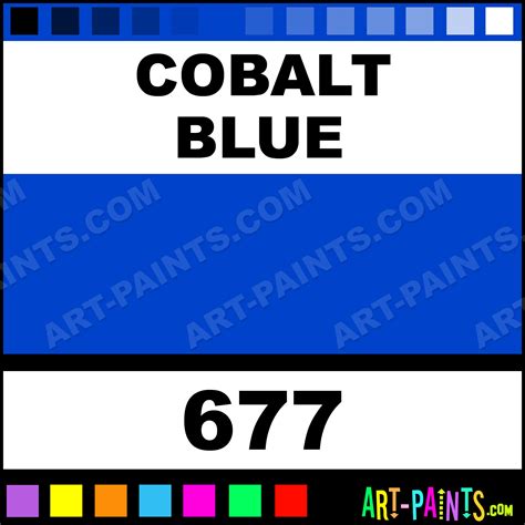 Cobalt Blue Classic Acrylic Paints - 677 - Cobalt Blue Paint, Cobalt ...