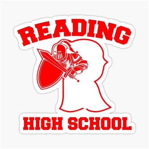 "Reading High School Knight Logo" Sticker by KlasStore | Redbubble