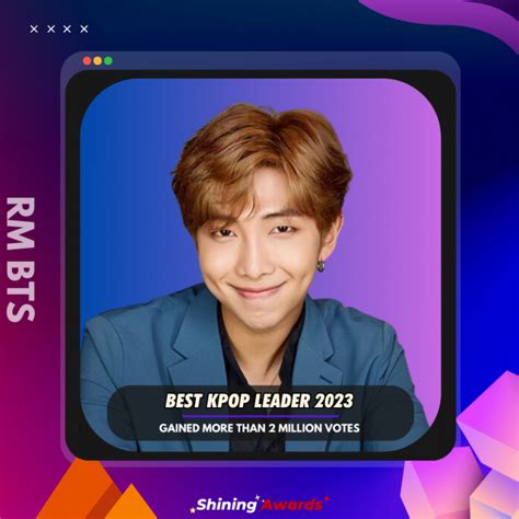 Best Kpop Leader 2023 (Close: June 30) - Shining Awards