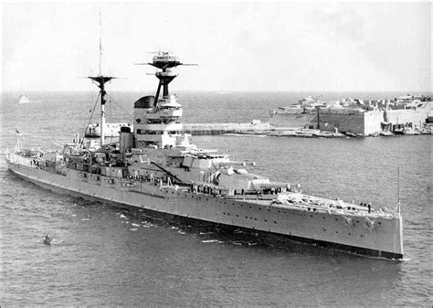 HMS Resolution (09) Revenge-class battleships of the British Royal Navy ...