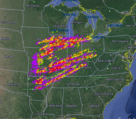 Nashville Tornado Map