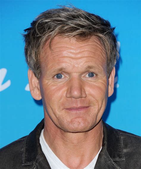 Gordon Ramsay Short Straight Hairstyle - Hairstyles