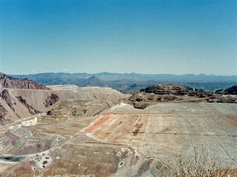 Morenci Mine - view south: the Coronado Trail, Arizona