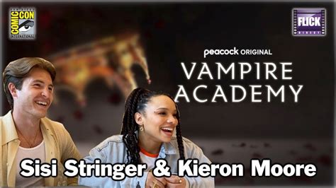 Vampire Academy Sisi Stringer & Kieron Moore | SDCC 2022 Interview | FlickDirect