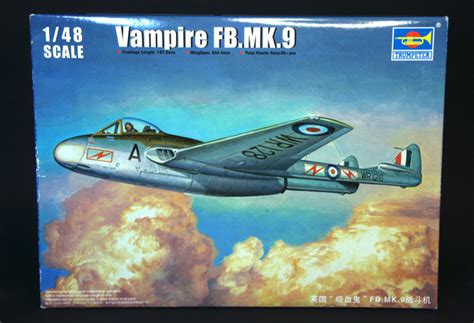 Infinity Models 1/32 De Havilland DH-100 Vampire FB Model Kit ...