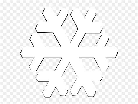 Snowflake Border Clipart - White Snowflake Clipart Transparent ...